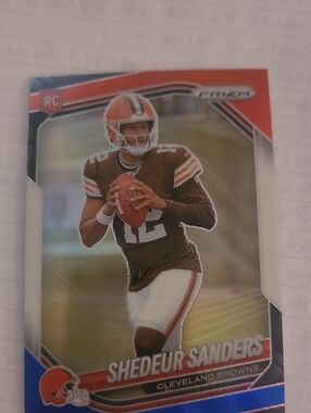 Panini Prizm Shedeur Sanders Trading Card - Brown/White/Orange